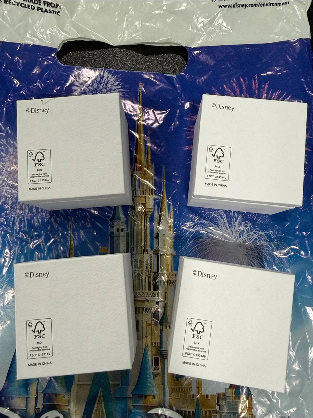 Pandora White Jewelry Gift Box - Disney Parks